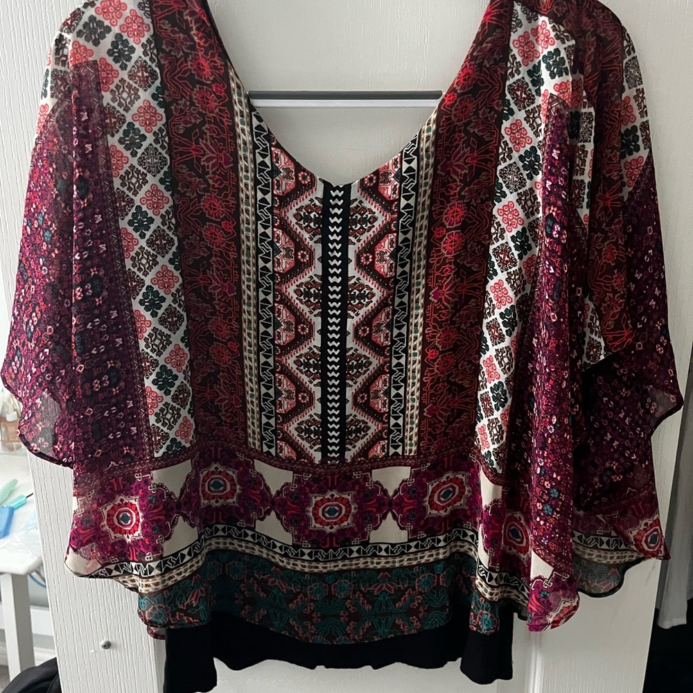 Bohemian Multicolor Women's Top